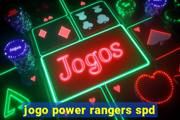 jogo power rangers spd